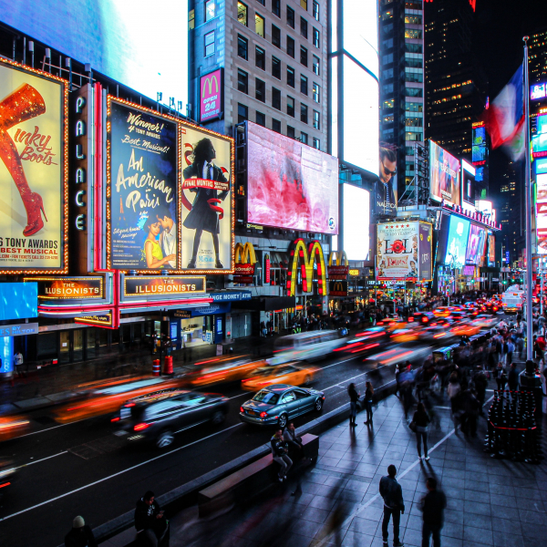 Times Square in New York, NY