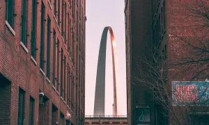 Greetings from St. Louis postcard