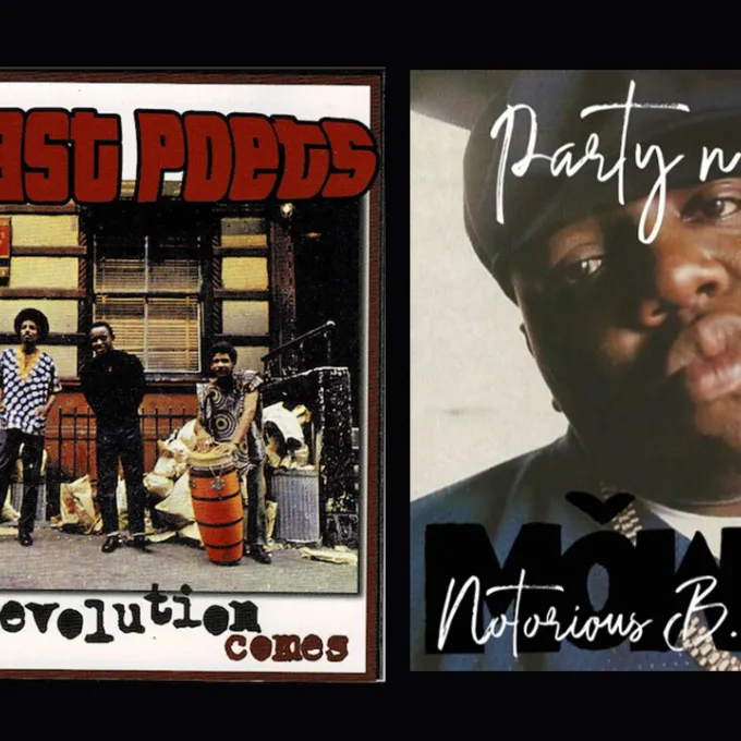 Album Covers for The Last Poets and The Notorious BIG